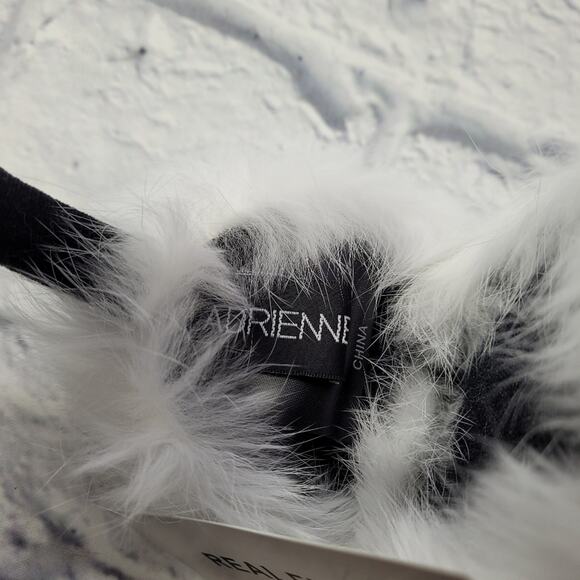 NWT Adrienne Landau Velvet Band White Earmuffs - Picture 6 of 14